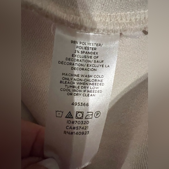 NWOT LOFT Chevron Jacquard Knit Off White  Skirt - Size Medium - Picture 8 of 8